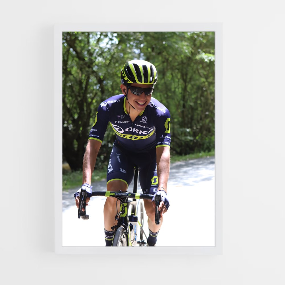 Poster La Route du Criterium – affiche Cyclisme (vue 3)